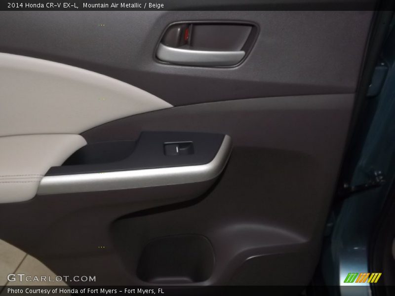 Mountain Air Metallic / Beige 2014 Honda CR-V EX-L