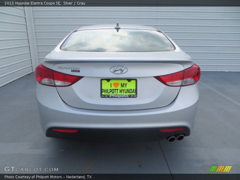 Silver / Gray 2013 Hyundai Elantra Coupe SE