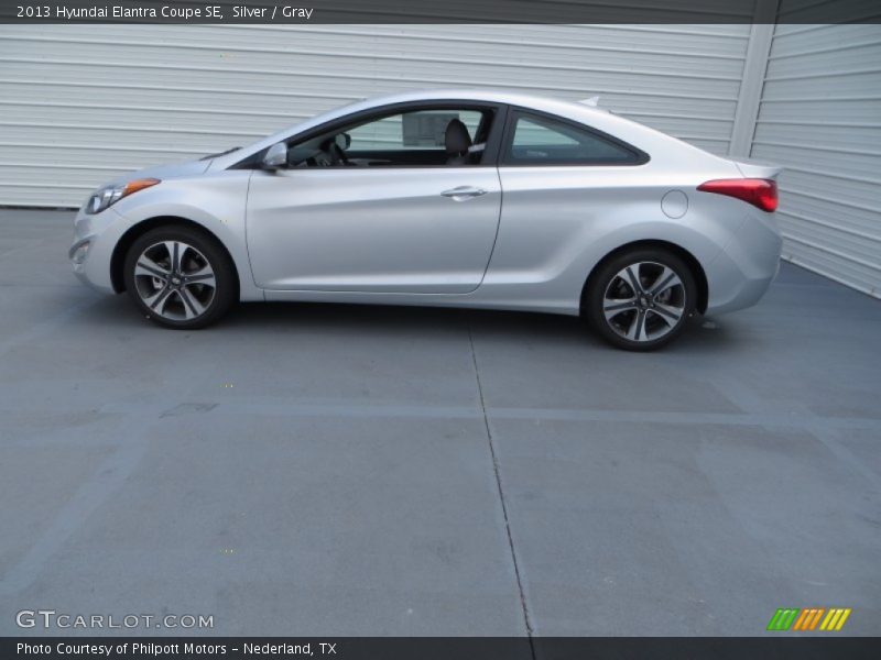 Silver / Gray 2013 Hyundai Elantra Coupe SE