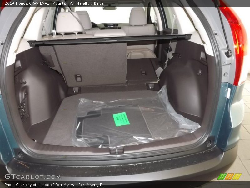 Mountain Air Metallic / Beige 2014 Honda CR-V EX-L