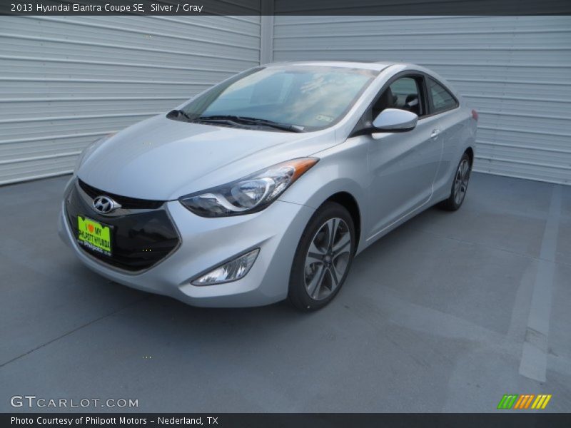 Silver / Gray 2013 Hyundai Elantra Coupe SE