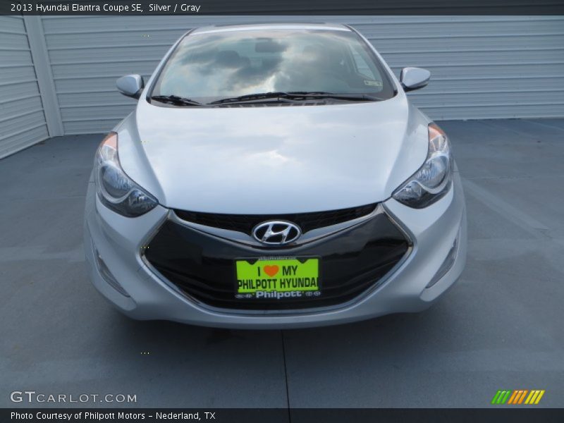 Silver / Gray 2013 Hyundai Elantra Coupe SE