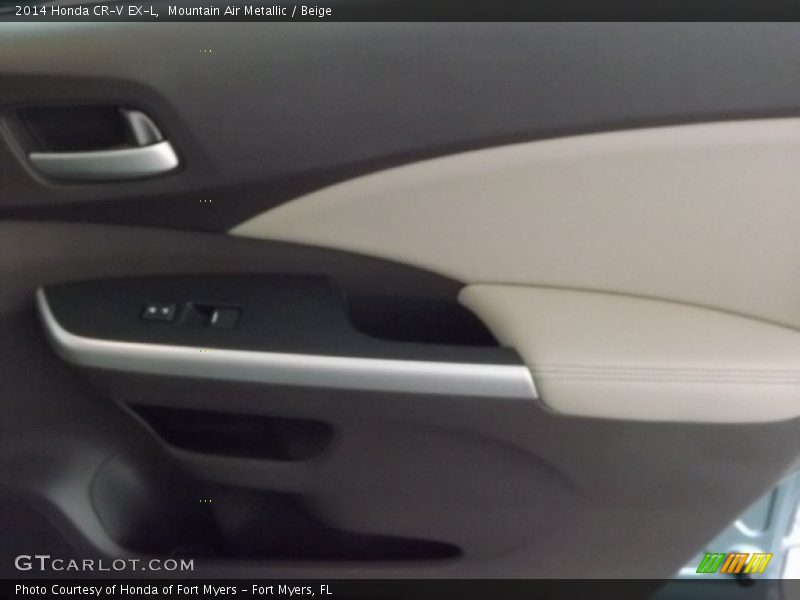 Mountain Air Metallic / Beige 2014 Honda CR-V EX-L