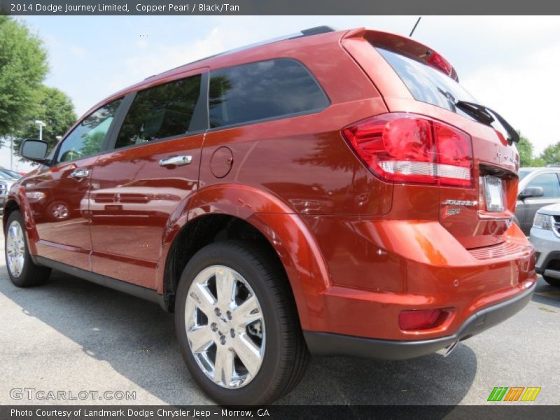 Copper Pearl / Black/Tan 2014 Dodge Journey Limited
