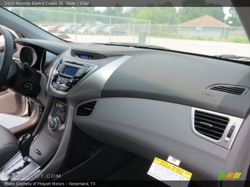 Silver / Gray 2013 Hyundai Elantra Coupe SE