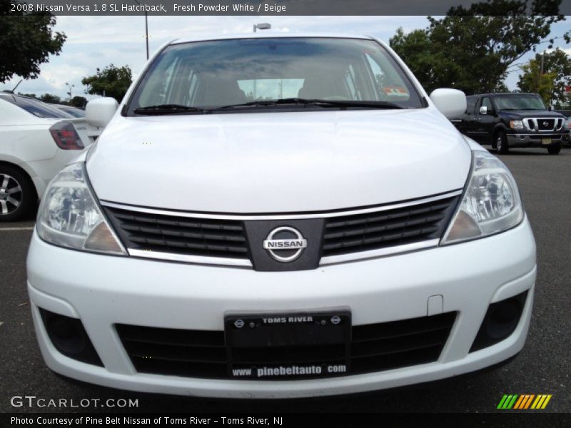 Fresh Powder White / Beige 2008 Nissan Versa 1.8 SL Hatchback