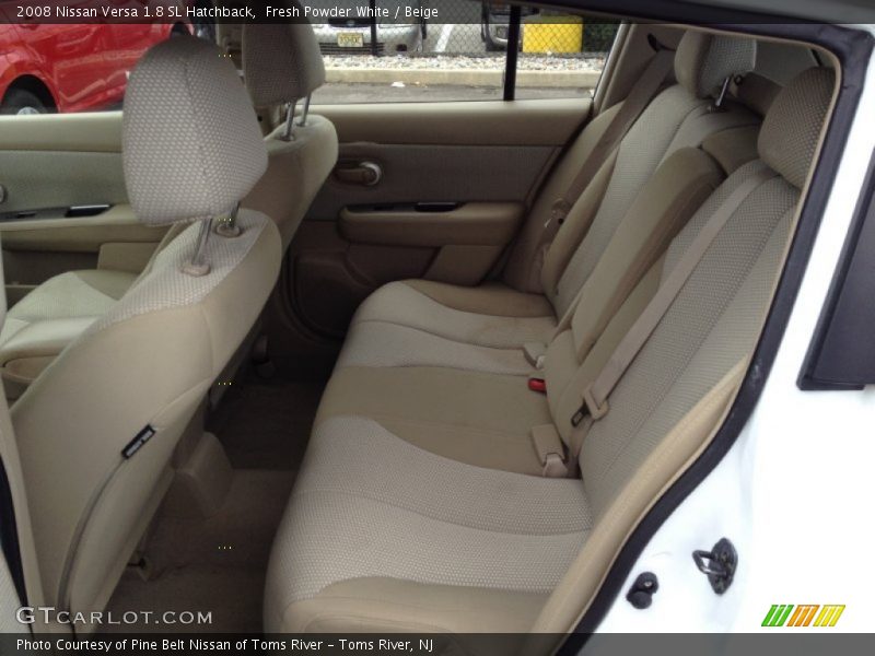 Fresh Powder White / Beige 2008 Nissan Versa 1.8 SL Hatchback