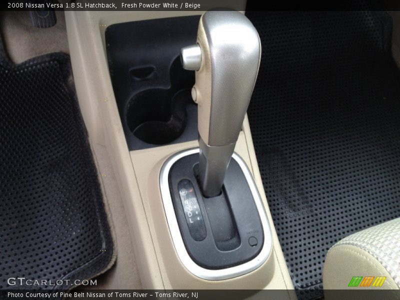 Fresh Powder White / Beige 2008 Nissan Versa 1.8 SL Hatchback