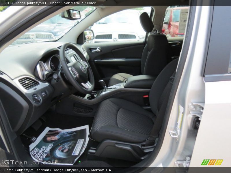 Bright Silver Metallic / Black 2014 Dodge Journey SXT