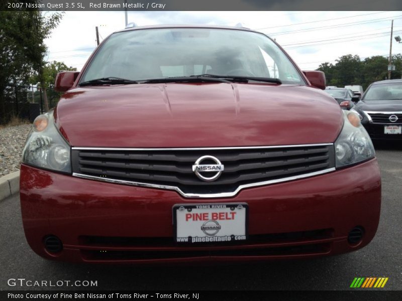 Red Brawn Metallic / Gray 2007 Nissan Quest 3.5 SL