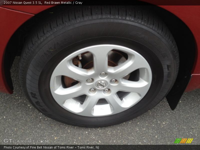 Red Brawn Metallic / Gray 2007 Nissan Quest 3.5 SL
