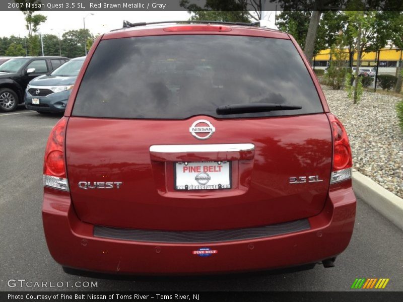 Red Brawn Metallic / Gray 2007 Nissan Quest 3.5 SL