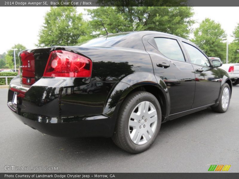 Black Clear Coat / Black 2014 Dodge Avenger SE