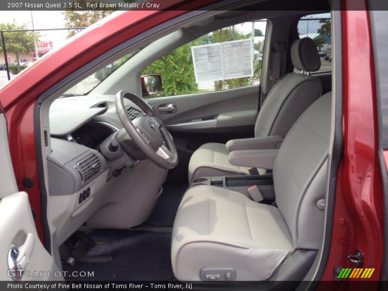 Red Brawn Metallic / Gray 2007 Nissan Quest 3.5 SL