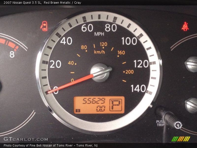 Red Brawn Metallic / Gray 2007 Nissan Quest 3.5 SL
