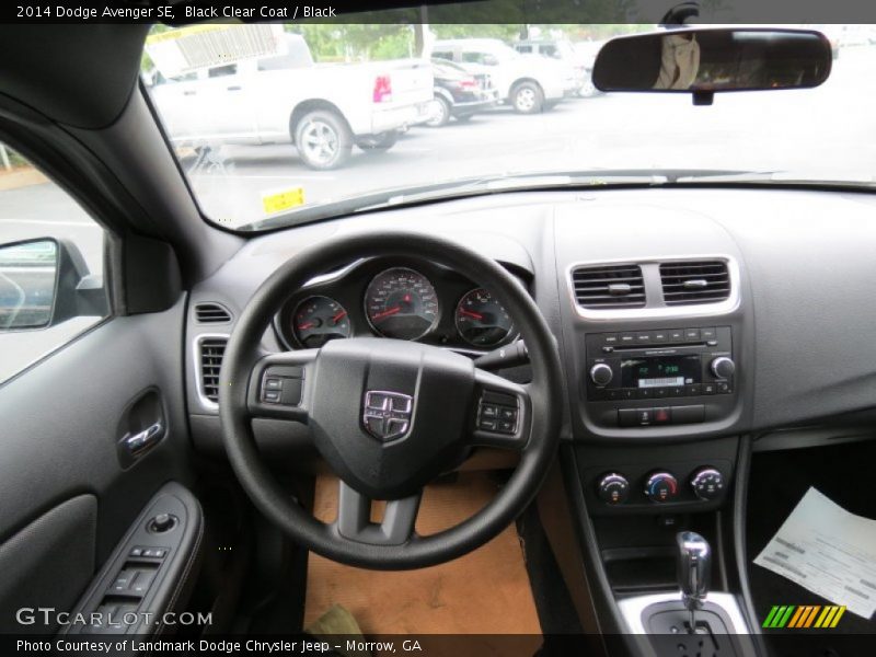 Black Clear Coat / Black 2014 Dodge Avenger SE