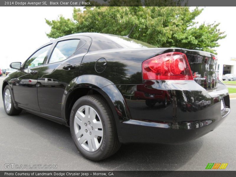 Black Clear Coat / Black 2014 Dodge Avenger SE