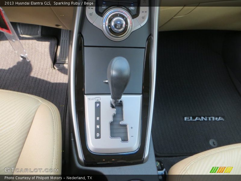 Sparkling Ruby / Beige 2013 Hyundai Elantra GLS