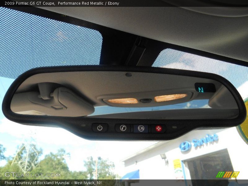 Performance Red Metallic / Ebony 2009 Pontiac G6 GT Coupe