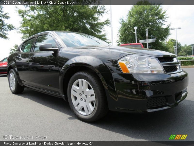 Black Clear Coat / Black 2014 Dodge Avenger SE