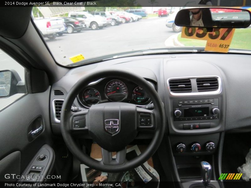 Black Clear Coat / Black 2014 Dodge Avenger SE