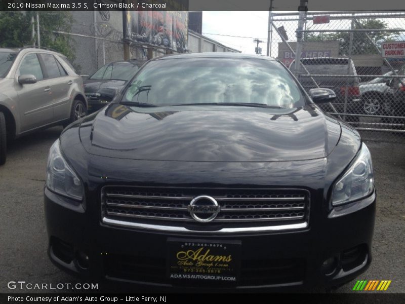 Crimson Black / Charcoal 2010 Nissan Maxima 3.5 S