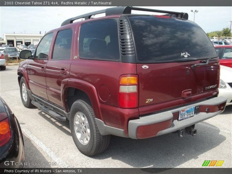Redfire Metallic / Tan/Neutral 2003 Chevrolet Tahoe Z71 4x4