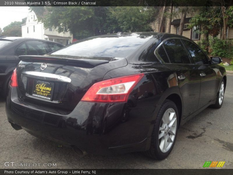 Crimson Black / Charcoal 2010 Nissan Maxima 3.5 S