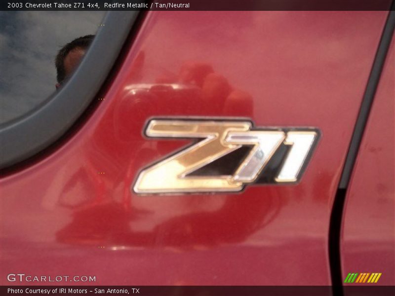 Redfire Metallic / Tan/Neutral 2003 Chevrolet Tahoe Z71 4x4