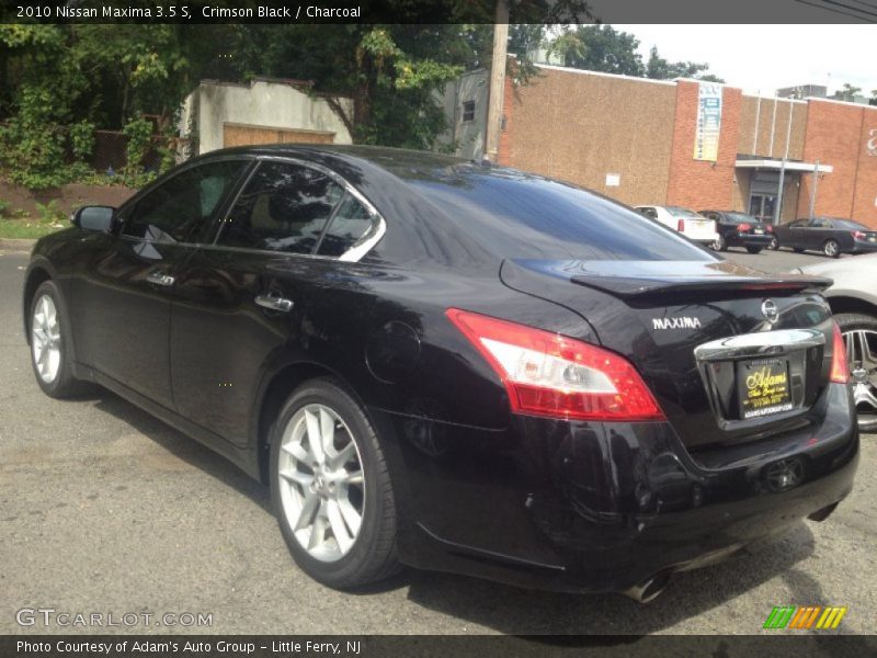 Crimson Black / Charcoal 2010 Nissan Maxima 3.5 S