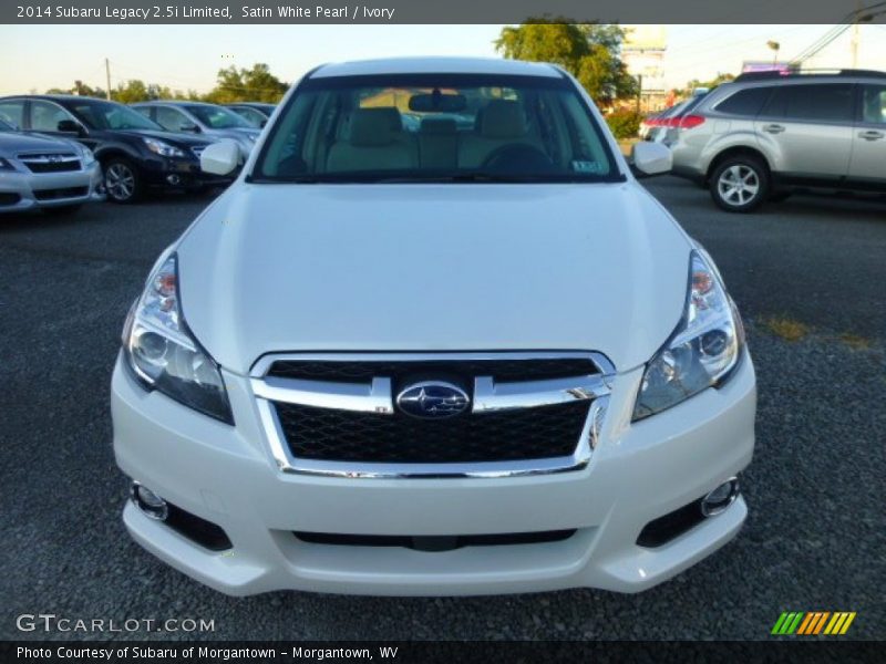 Satin White Pearl / Ivory 2014 Subaru Legacy 2.5i Limited