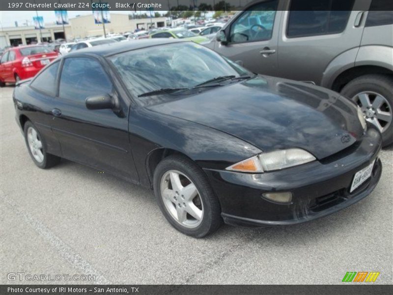 Black / Graphite 1997 Chevrolet Cavalier Z24 Coupe