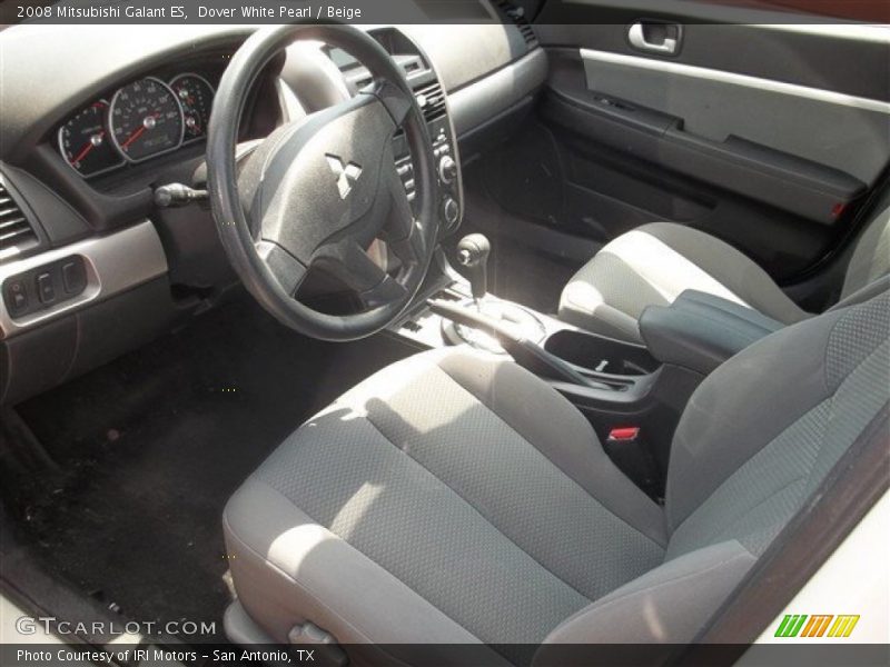 Dover White Pearl / Beige 2008 Mitsubishi Galant ES