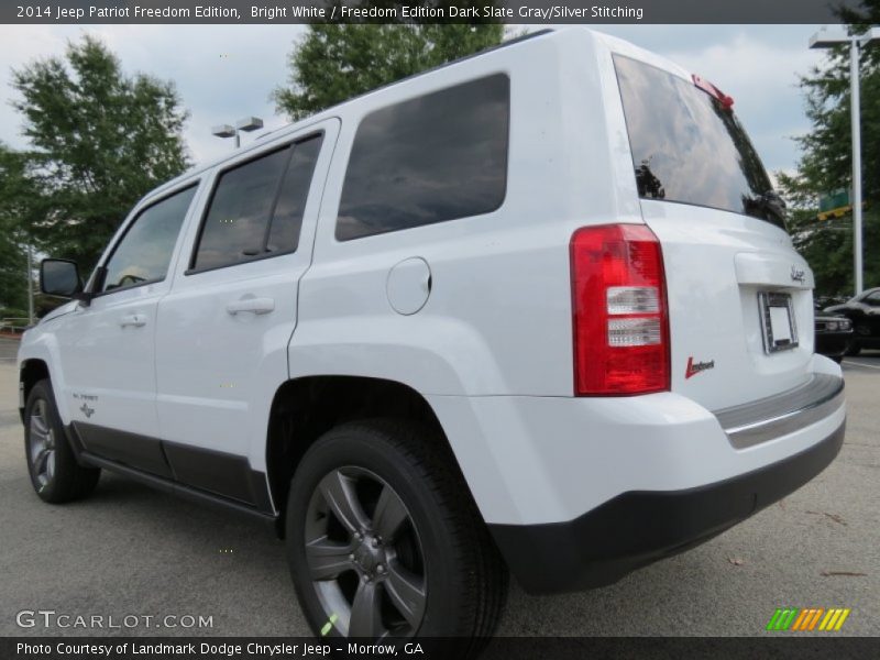 Bright White / Freedom Edition Dark Slate Gray/Silver Stitching 2014 Jeep Patriot Freedom Edition
