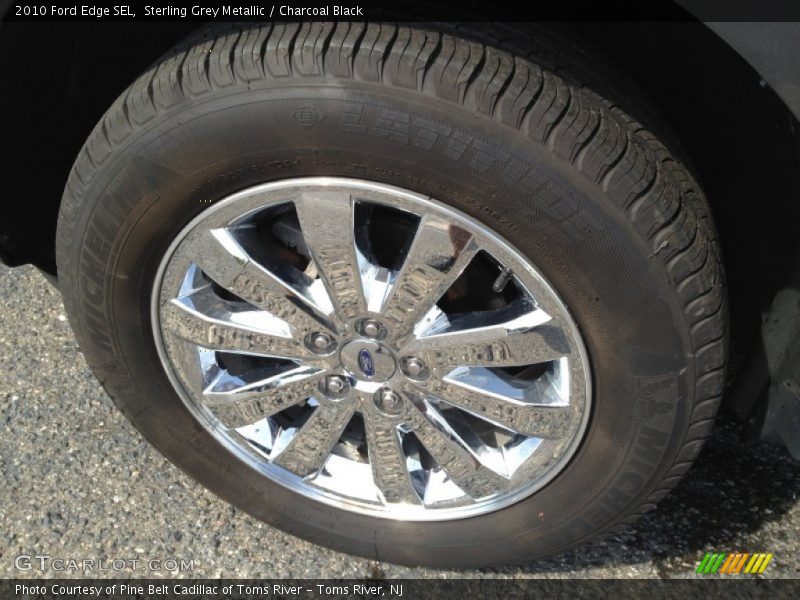 Sterling Grey Metallic / Charcoal Black 2010 Ford Edge SEL