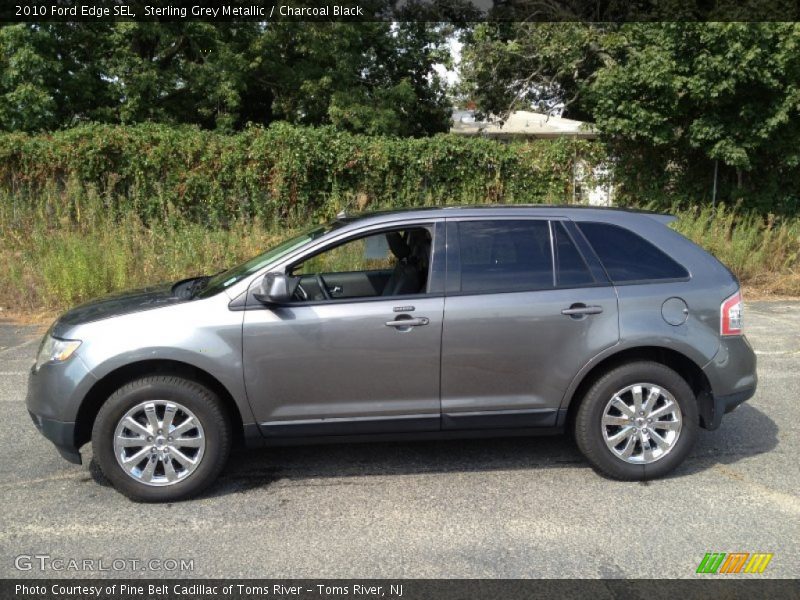 Sterling Grey Metallic / Charcoal Black 2010 Ford Edge SEL