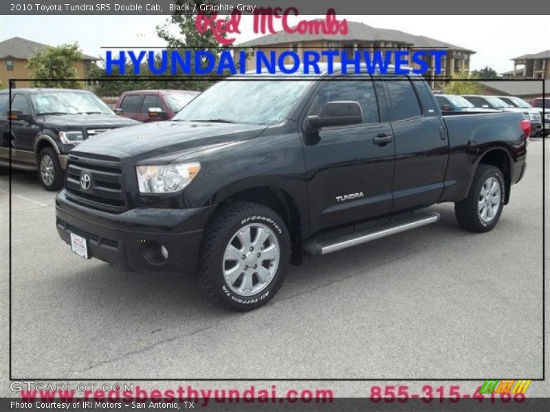 Black / Graphite Gray 2010 Toyota Tundra SR5 Double Cab
