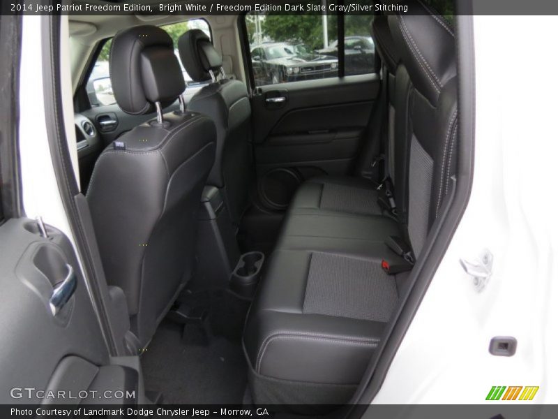 Bright White / Freedom Edition Dark Slate Gray/Silver Stitching 2014 Jeep Patriot Freedom Edition