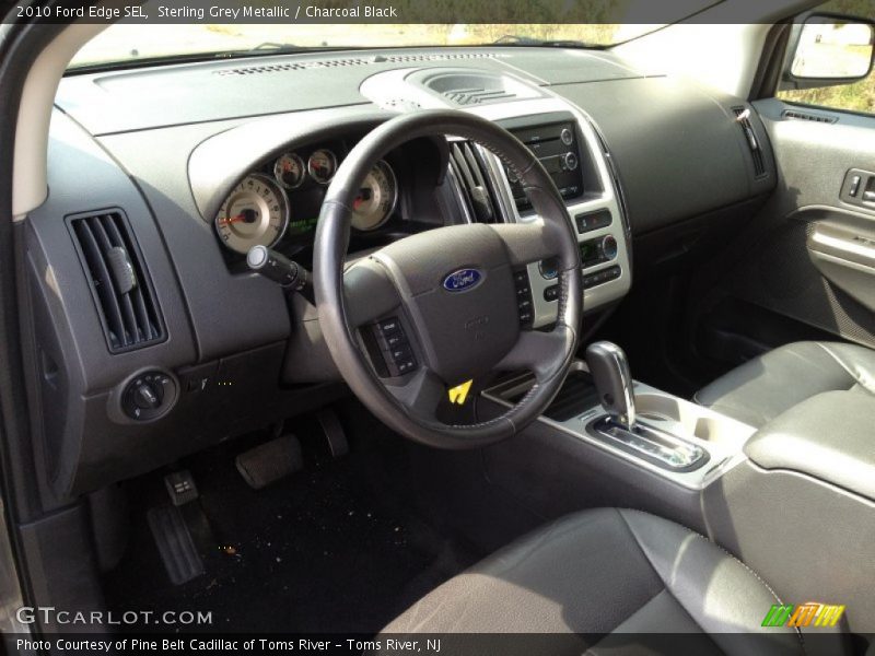 Sterling Grey Metallic / Charcoal Black 2010 Ford Edge SEL