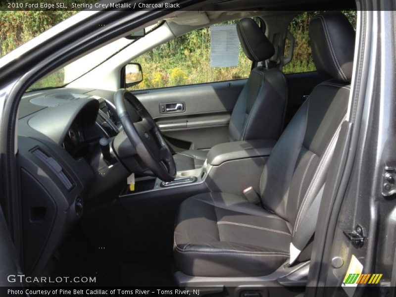 Sterling Grey Metallic / Charcoal Black 2010 Ford Edge SEL