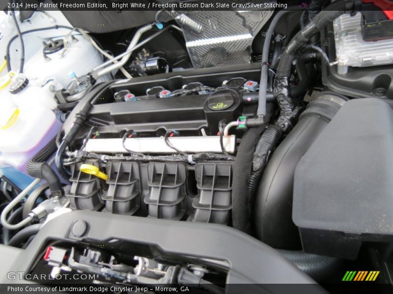 Bright White / Freedom Edition Dark Slate Gray/Silver Stitching 2014 Jeep Patriot Freedom Edition
