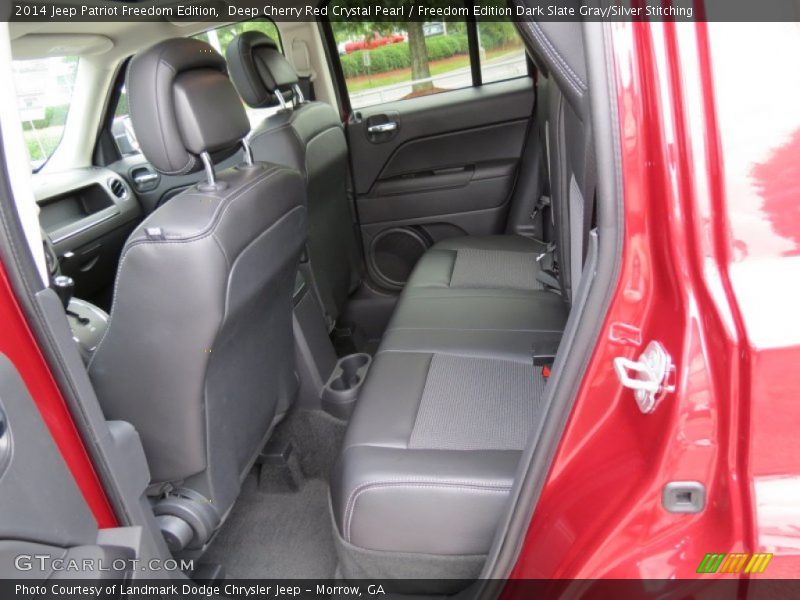 Deep Cherry Red Crystal Pearl / Freedom Edition Dark Slate Gray/Silver Stitching 2014 Jeep Patriot Freedom Edition