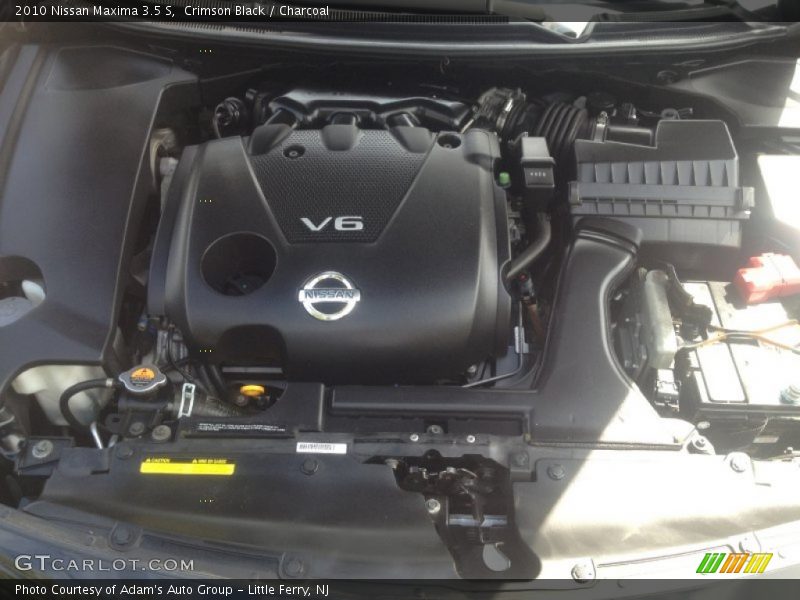 Crimson Black / Charcoal 2010 Nissan Maxima 3.5 S