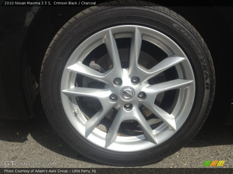 Crimson Black / Charcoal 2010 Nissan Maxima 3.5 S