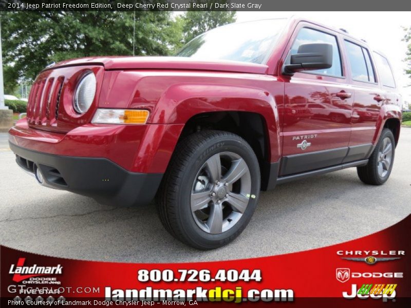 Deep Cherry Red Crystal Pearl / Dark Slate Gray 2014 Jeep Patriot Freedom Edition