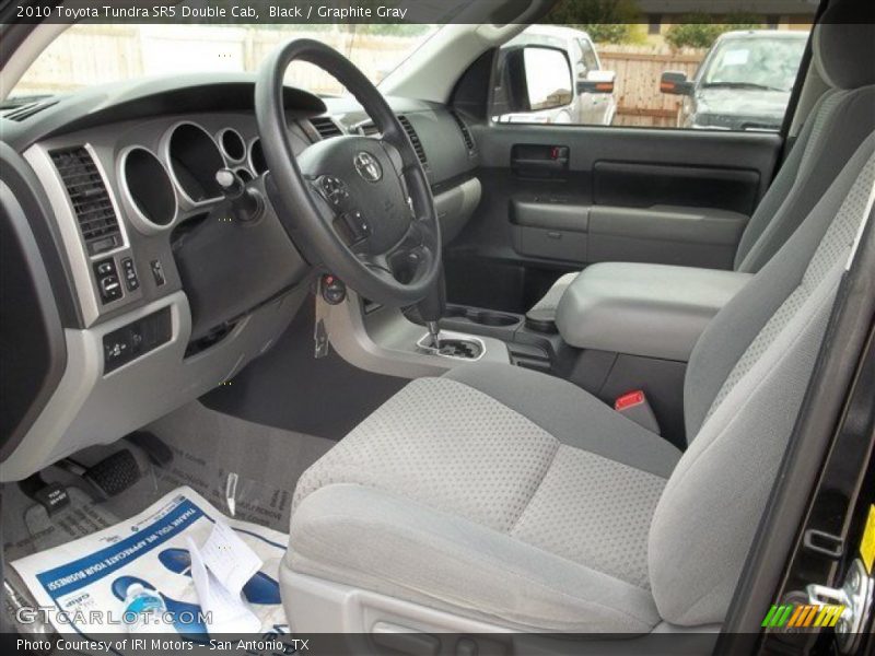 Black / Graphite Gray 2010 Toyota Tundra SR5 Double Cab