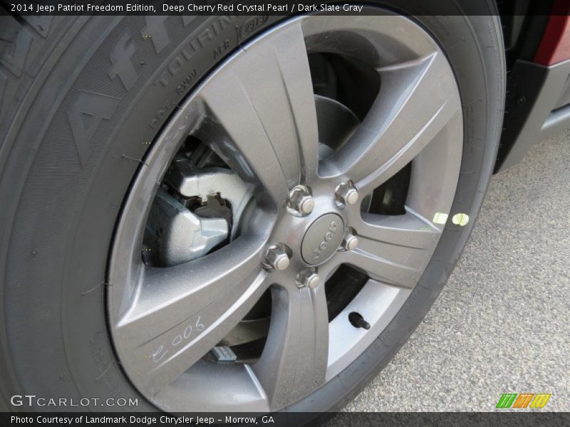 Deep Cherry Red Crystal Pearl / Dark Slate Gray 2014 Jeep Patriot Freedom Edition