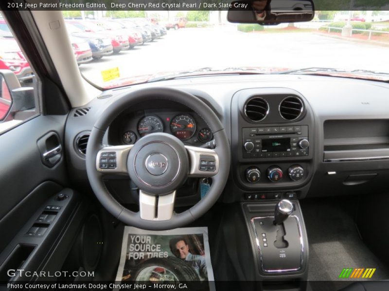 Deep Cherry Red Crystal Pearl / Dark Slate Gray 2014 Jeep Patriot Freedom Edition