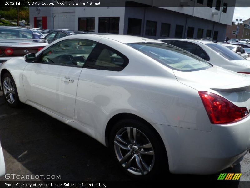 Moonlight White / Wheat 2009 Infiniti G 37 x Coupe