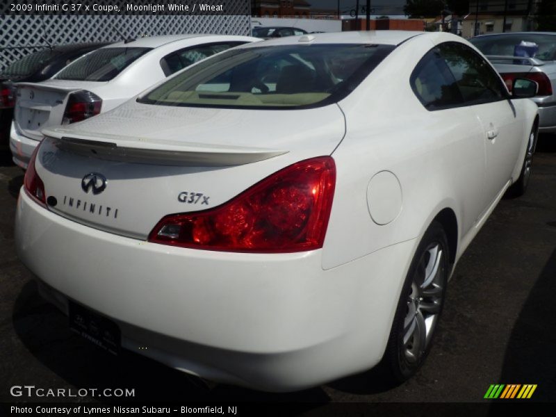 Moonlight White / Wheat 2009 Infiniti G 37 x Coupe
